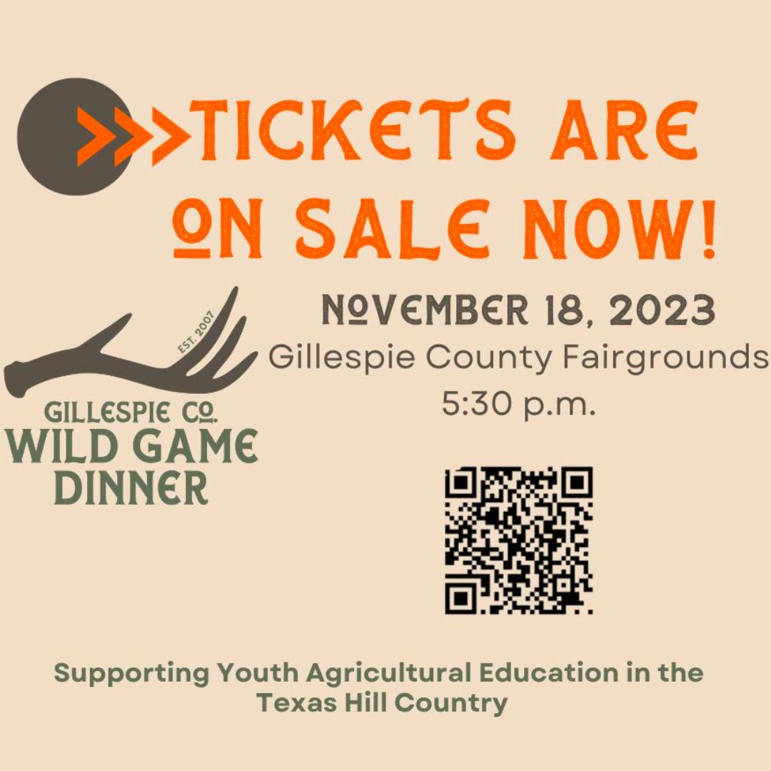 Gillespie County Wild Game Dinner 2023