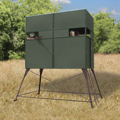 Texas Hunter 4’X8’ Trophy Deer Blind With 4' Tower | Lochte Feed