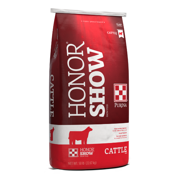 Show chow cattle on sale feed