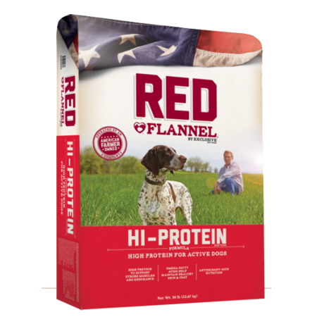 Red Flannel Hi-Protein Formula Dog Food :: Lochte Feed ...